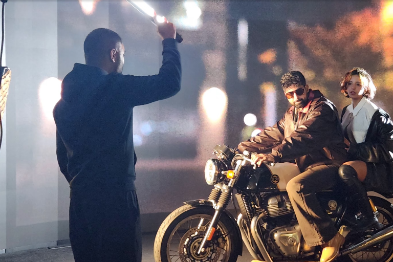 LED wall motorcycle shoot LED wall motorcycle shoot