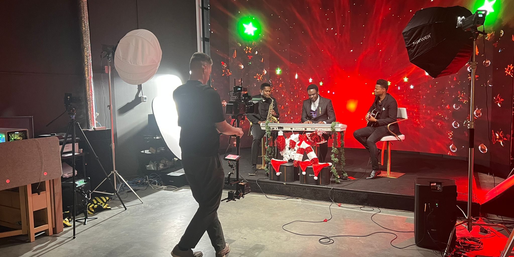 Vancouver filming studio with led wall