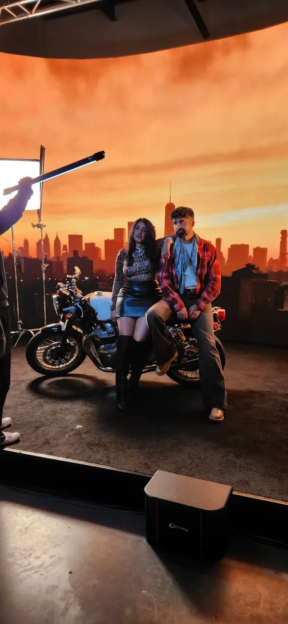 Route 66 Films: Motorcycle Night Scenes at Upperland Studio — production photograph 6