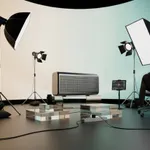E-commerce product video shoot on the LED wall