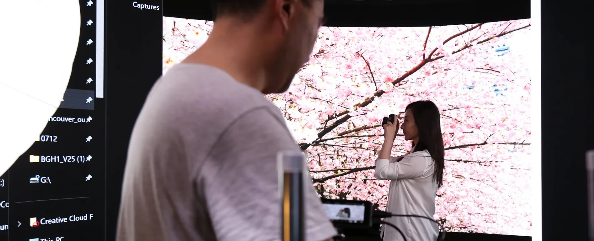 Virtual Production studio with LED wall