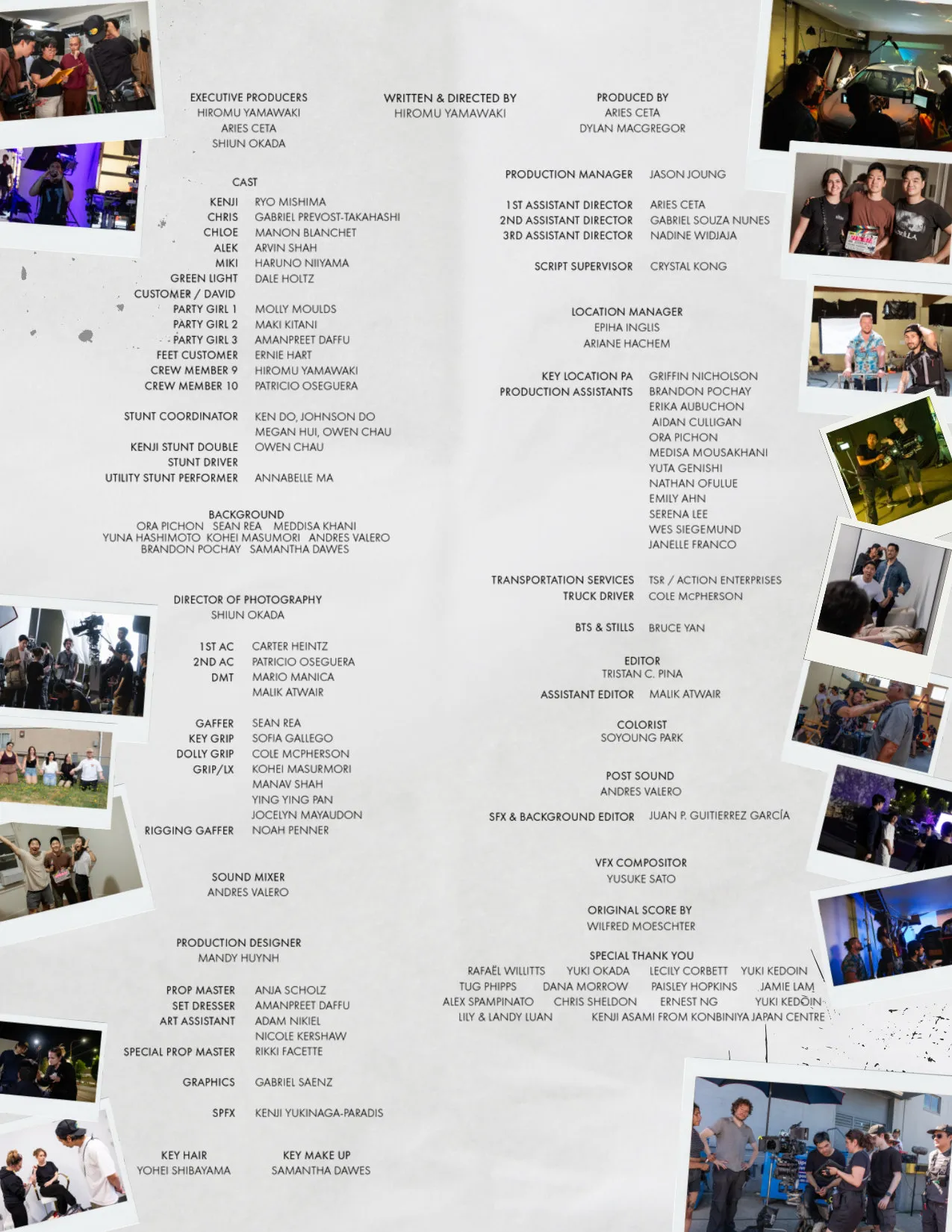 Stand In full production credits - complete cast and crew list
