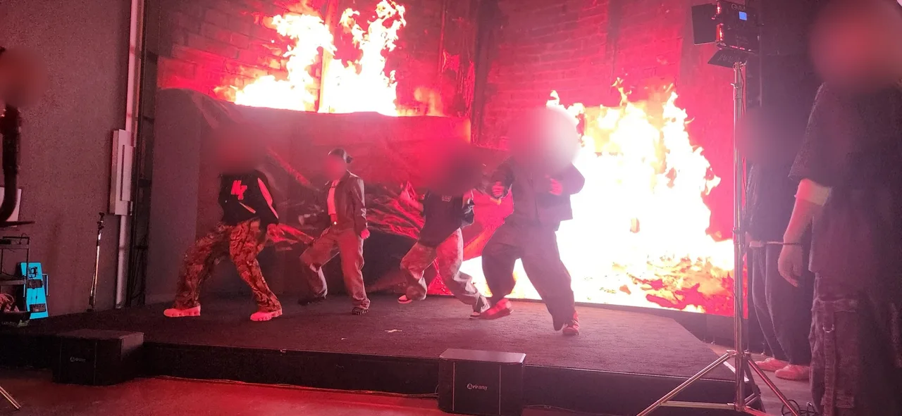 Dance On Fire · Shaqueel Lawrence & crew · studio production photograph 3
