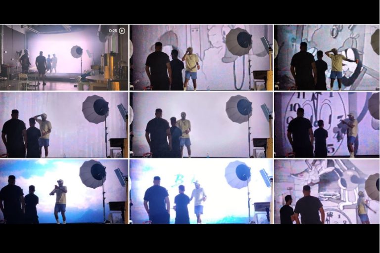 Retro Lo-Fi Music Video on LED Wall in Vancouver